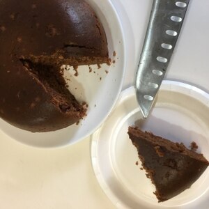 炊飯器で失敗しないチョコレートケーキ